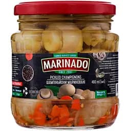 Грибы Маринадо Шампиньоны маринованные, 450 г (620309)