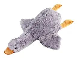 М’яка іграшка Гусак, подушка обіймашка, 70 см, сірий