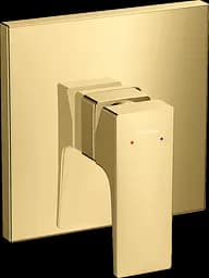 Змішувач Hansgrohe Metropol прихованого монтажу для душу Polished Gold Optic 32565990, Золотий