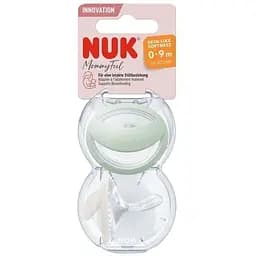 Пустушка ортодонтична Nuk Mommy Feel розмір 3 Зелена біла 2 шт.