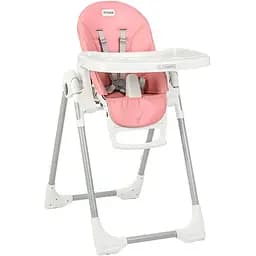 Стільчик для годування El Camino ME 1038 PRIME Flamingo екошкіра, рожевий