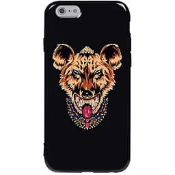 Чехол-накладка Toto Pure TPU 2 mm Print Case Apple iPhone 6/6s #26 Hyena Black