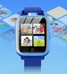 Смарт годинник для дітей Lemfo T-8 з GPS геолокацією, дзвінками від сім карти, функцією прослуховування та SOS кнопкою Білий - мініатюра 7