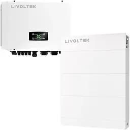 Гібридний сонячний інвертор Livoltek HP3-20KD1 + Livoltek BHF-S25.6 25600Wh (HP3-20KD1+BHF-S25.6) [114426]