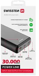 Портативна батарея Swissten Power Line Bank 30000mAh Black - мініатюра 4