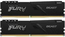 Пам'ять ПК DDR4 32GB KIT (16GBx2) 3200 FURY Beast Kingston teh0014332