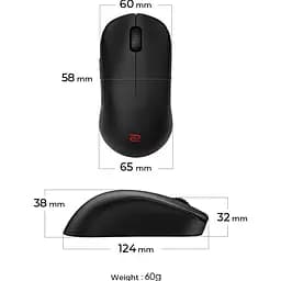 Миша Zowie U2 Wireless Black (9H.N4KBE.A2E) [120927] - мініатюра 8