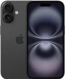 Смартфон Apple iPhone 16 eSIM 256GB Black (MYAX3)