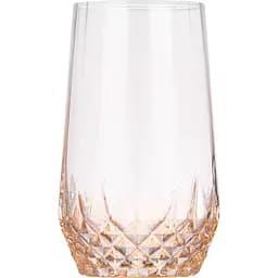 Набір склянок високих Ardesto Black Mars Favola 460 мл прозоро-золотисті 2 шт. (AR2646GL)