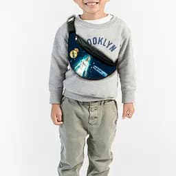 Сумка-бананка дитяча Кріштіану Роналду 32х15см, бананка для хлопчика через плече (01033)