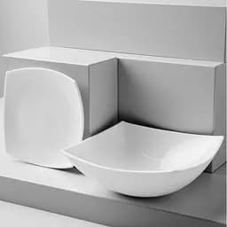 Тарілка супова Luminarc Quadrato White, 20х20 см (6191882) - мініатюра 4