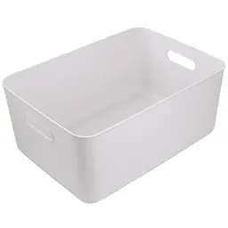 Ящик для зберігання МВМ My Home FH-13 XL 360х257х160 мм світло-сірий (FH-13 XL LIGHT GRAY)