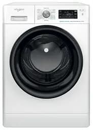 Стиральная машина Whirlpool фронтальная, 10кг, 1400, A+++, 60см, дисплей, пара, инвертор, черный люк, белый (FFB10469BVUA)