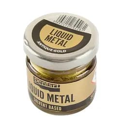 Фарба з ефектом рідкого металу на основі розчинника Античне золото 30 мл Pentart