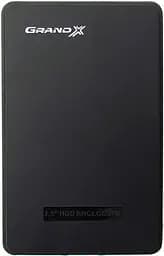Кишеня зовнішня Grand-X HDE22 2.5" USB 2.0 black
