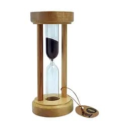 Часы песочные в деревянном корпусе на 10 минут (цвет натуральный/песок коричневый), Склоприлад 81626