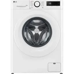 Пральна машина LG фронтальна, 10кг, 1400, A, 57см, дисплей, пара, інвертор, білий