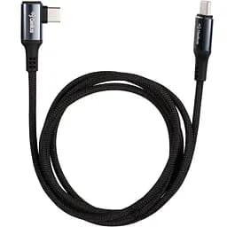 Кабель угловой Gelius Corner Type-C to Type-C 100 W 1,2 метра поворотный 90 градусов (GP-UCN011)