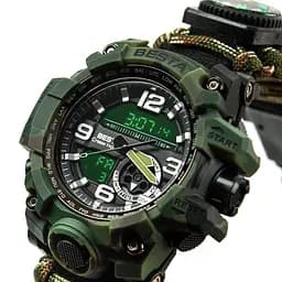 Чоловічий наручний годинник Besta Box Military Set з компасом + подарунковий набір - мініатюра 8