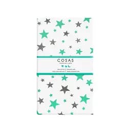 Набір простирадл полуторне Cosas MINT STARS/ GREY STARS 155х240 см (SetSheet_StarMintGrey_StarGrey_155х240) - мініатюра 3