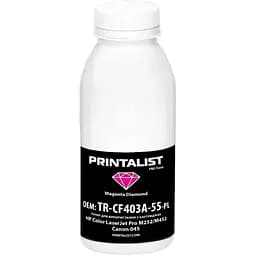 Тонер HP CLJ Pro M252/M452, Canon 045, 50г Magenta Printalist (TR-CF403A-55-PL)