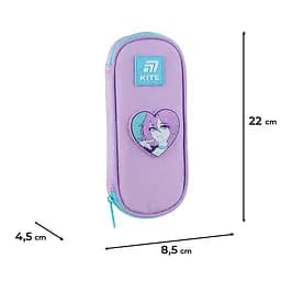 Пенал Kite Kawaii Love фіолетовий (K25-599-20) - мініатюра 3