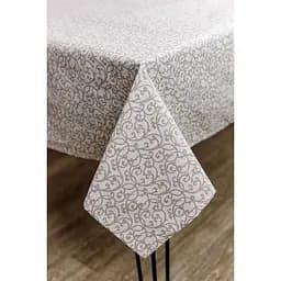 Скатертина Прованс Simfoni Вензель 220x136 см Капучіно (33601)