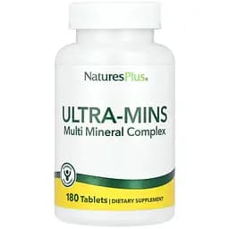 Дієтична добавка NaturesPlus Ultra-Mins Multi Mineral Complex 180 таблеток