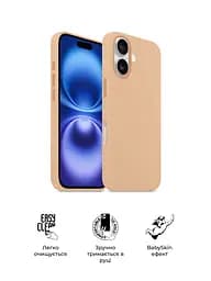 Силиконовый чехол с MagSafe для Apple iPhone 16 Plus, ICON2 MagCase, золотой, противоударный, панель с мягкой подкладкой, защита всего корпуса, поддержка беспроводной зарядки, совместим с защитными стеклами и пленками, ArmorStandart (ARM80186) - мініатюра 3