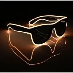 Окуляри світлодіодні Leds сонцезахисні El Neon ray orange неонові