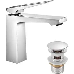 Змішувач для раковини Kroner KRP Ersel - C0110BV з донним клапаном (CV035471)