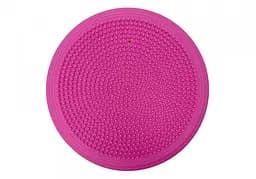 Балансувальна масажна подушка 32 см EasyFit Cushion-2 рожева з насосом - мініатюра 3