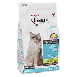 Сухий корм 1st Choice Adult Healthy Skin&Coat 2.72 кг Фест Чойс Хелсі лосось для котів для здорової шкіри