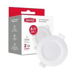 Точковий світильник Maxus 6W тепле світло (1-SDL-003-01)
