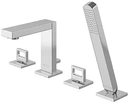 Смеситель на борт ванны Kohlman Nexen chrome QB240U Хром