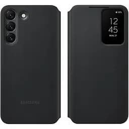 Оригінальний чохол-книжка Samsung для Galaxy S22 5G S-View Clear View Cover Smart (6.1") Чорний - мініатюра 9