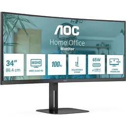 Монитор AOC 34" CU34V5CW/BK teh0026631