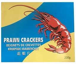 Чіпси кольорові зі смаком креветок Colored Shrimp Chips Uncooked Prawn Cracker 200 г