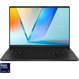 Ноутбук ASUS Vivobook S14 S5406SA з процесором Intel Core Ultra 5 226V pana la 4.5GHz, 14'', WUXGA, OLED, 16GB LPDDR5X RAM, 512GB SSD, Intel Arc графікою, No OS, Neutral чорний