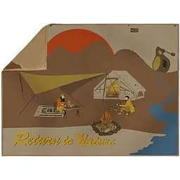 Одеяло огнеупорное Naturehike CNH22JU017 бежевое с рисунком