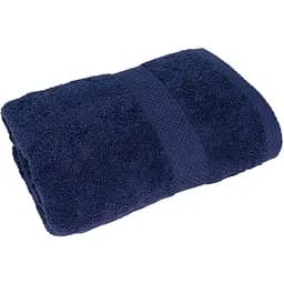 Рушник махровий Home line з бордюром 90х50 см темно-синій (161677)