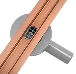 Душовий канал Rea Neo Slim Pro 60 см brushed copper REA-G0650 - мініатюра 2