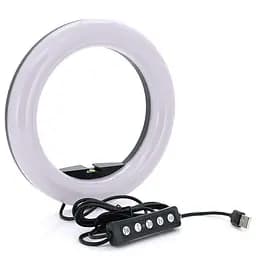 Селфі-лампа LED кільцева Voltronic MJ-20 RGB 20 см
