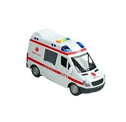 Машина WY 590 А/ WY 590 В/ 590 С инерция, световые и звуковые эффекты, в коробке (6974060112949) Красный