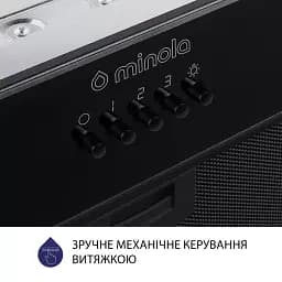 Витяжка повновбудована Minola HBI 52622 BL GLASS 700 LED - мініатюра 7