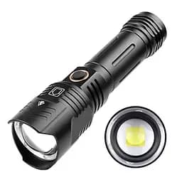 Ручний ліхтар L-12-P70 zoom + PowerBank + microUSB 18650 (3xААА) 5 режимів