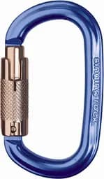Карабін Singing Rock Ozone Triple Lock oval gate Синій