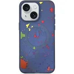 Чохол Epik TPU+PC Flush with MagSafe для Apple iPhone 13, 6.1 Dark blue