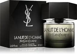 Туалетна вода Yves Saint Laurent La Nuit De L'Homme 60 мл - мініатюра 2