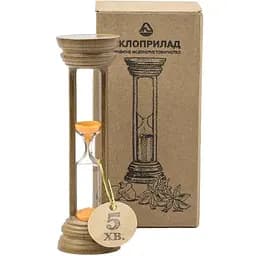 Пісочний годинник настільний Склоприлад 4-19, 5 хвилин, бежевий (300569)